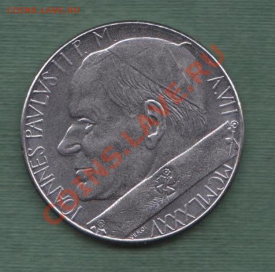 Ватикан, 100 Лир 1985 (15.11) - 33