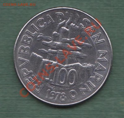 Сан Марино, 100 Лир 1978 (15.11) - 37