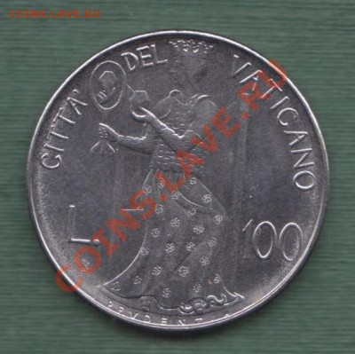 Ватикан, 100 Лир 1979 (15.11) - 40