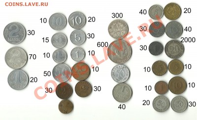 Монеты Германии - 1