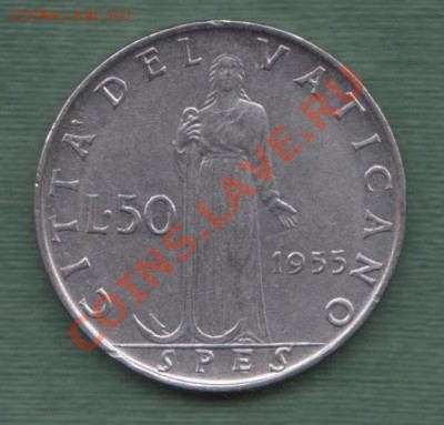 Ватикан, 100 Лир 1955 (15.11) - 41