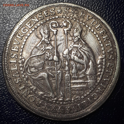 2 таллера 1668 Зальцбург. ( Vf ) 23.02. в 22.00 - 9