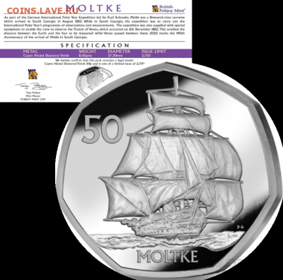 Монеты с Корабликами - Moltke.