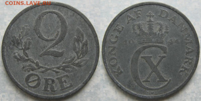 Дания 2 эре 1944 до 27-02-22 в 22:00 - Дания 2 эре 1944    9626