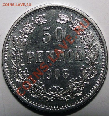 50 пенни 1908 L (не частая) В холдере! Состояние! До 13.11 - 50_p_1908_bm