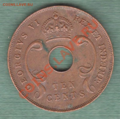 Британская Восточная Африка, 10 центов 1941 (15.11) - E7