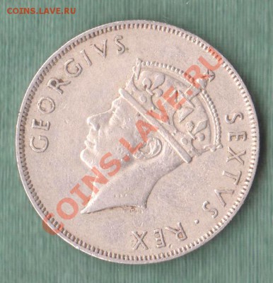 Британская Восточная Африка, 1 Шиллинг 1950 "Лев" (15.11) - E15
