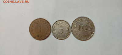 1,5,10 центов Мальты, 1972-77гг., до 26.02.2022г. - IMG_20220220_225018_thumb