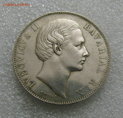 Королевство Бавария. Людвиг II. 1 ТАЛЕР 1871года. - 1 тал1871 (4).JPG