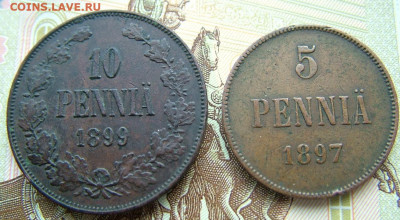 10 пенни 1899 и 5 пенни 1897  до 25.02.2022 в 22.00 по Мск - DSCF6146.JPG