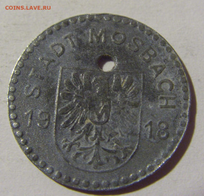 Нотгельд 10 пф 1918 Мосбах №1 28.02.22 22:00 - CIMG0426.JPG