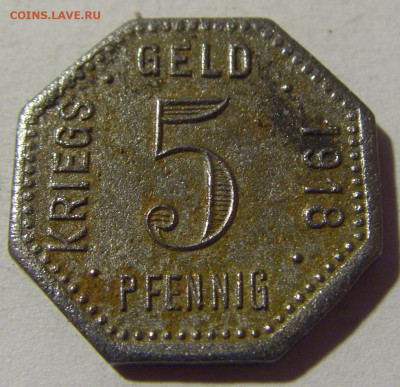 Нотгельд 5 пф 1918 Менген №3 28.02.22 22:00 М - CIMG0436.JPG
