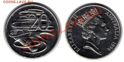 >L< Австралия 20 центов 1996 до 17.11.11 22:00 - Австрал_20_1996