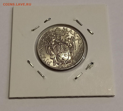 Ватикан 50 чентезимо 1929. РЕДКАЯ! UNC. Тираж - 10 000 шт. - 10