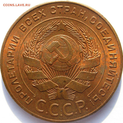 5 копеек 1924 Серп широкий. Слева от звездочки ости длинные. - 52101a