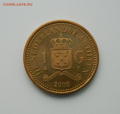 Нидерландские Антильские о-ва 1 гульден 2008 г. до 28.02.22 - DSCN3129.JPG
