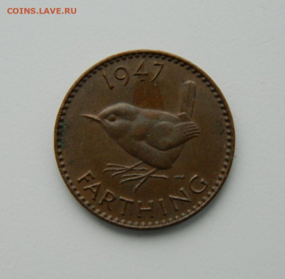 Великобритания 1 фартинг 1947 г. (Фауна) до 28.02.22 - DSCN3134.JPG