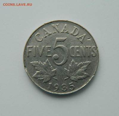 Канада 5 центов 1935 г. до 28.02.22 - DSCN3140.JPG