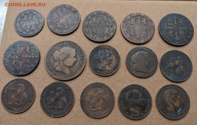 Испания 1795 - 1879 медь ФИКС до 27.02 - PXL_20220226_063902929_2
