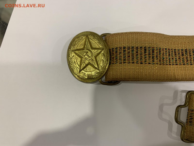 Ремень тряпичный (возможно МВД), бляшка со звездой ОЦЕНКА - image_67134721.JPG