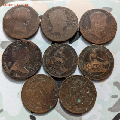 Испания 1795 - 1879 медь ФИКС до 27.02 	Сообщение - PXL_20220227_100018852~2