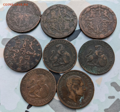 Испания 1795 - 1879 медь ФИКС до 27.02 	Сообщение - PXL_20220227_100053012~2