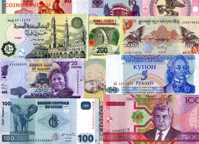 100 банкнот из 43 стран Мира. до 05.03. в 22:00 мск. - __7_а_