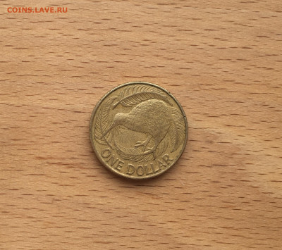 Новая Зеландия 1 доллар 1990 Птица Киви Фауна - IMG_6497.JPG