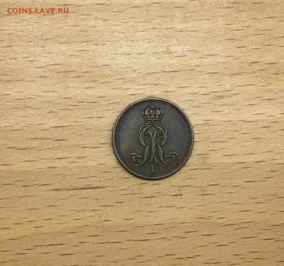 Ганновер 1 пфенниг 1853 Германская Империя Германия - IMG_6312.JPG