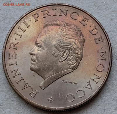 Монако 10 франков 1974 25 лет правления ФИКС до 04.03 - PXL_20220304_043842511~2