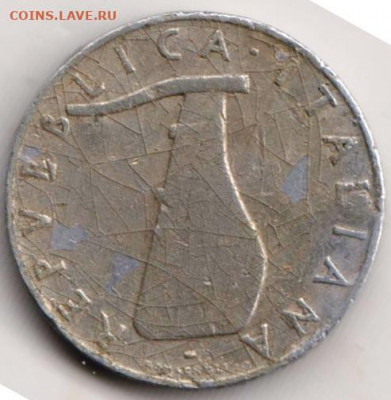 ИТАЛИЯ 5 лир 1952 г. до 10.03.22 г. в 23.00 - 010