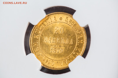 20 марок 1879 года S  В слабе NGC MS 64 - NH1A0028