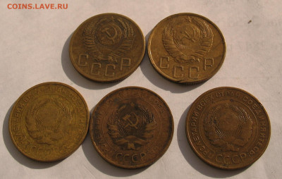 5 копеек 1930-54 5 шт до 09.03.22г. 22.00ч. - 5коп5шт