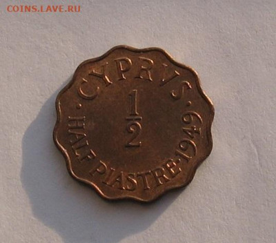 2 пиастра 1949 AUNC до 09.03.22г. 22.00ч. - кипр1