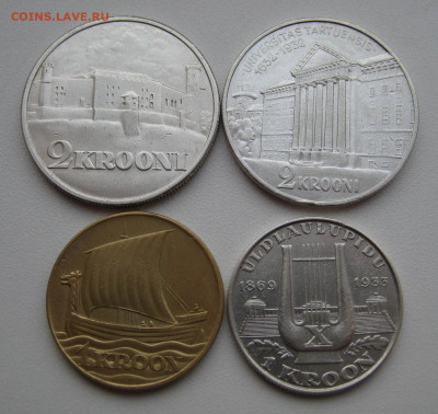 ЭСТОНИЯ подборка из 20 монет 1922-39 гг до 11.03.22 22:00 - 7_Кроны_реверсы