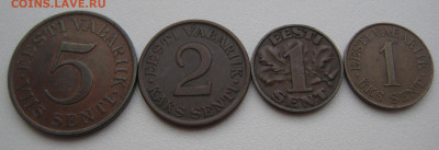 ЭСТОНИЯ подборка из 20 монет 1922-39 гг до 11.03.22 22:00 - 5_Сенти-2_реверсы