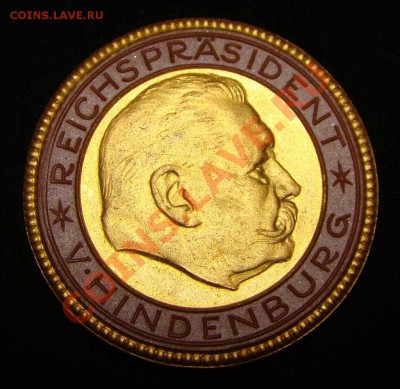 Медаль из красного фарфора к 80-летию Гинденбурга. 1927 год - DSC01747.JPG
