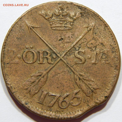 Швеция. 2 эре 1765 S.M., отличные. до 12 марта 22-30 - DSCN7922_1