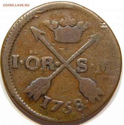 Швеция. 1 эре 1758 S.M., до 12 марта 22-30 - DSCN2166_1