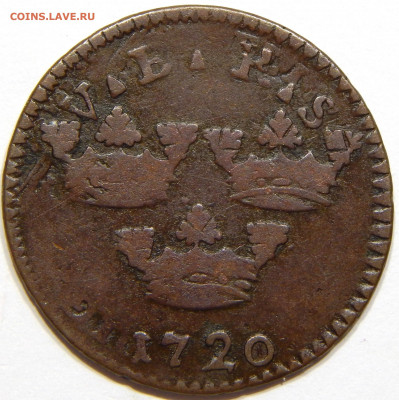 Швеция. 1 эре 1720 K.M., до 12 марта 22-30 - DSCN2161_1