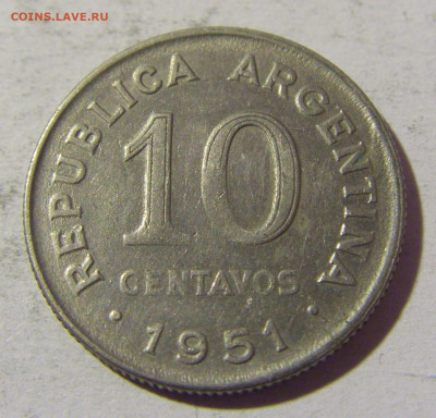 10 сентаво 1951 Аргентина №1 13.03.2022 22:00 МСК - CIMG1431.JPG