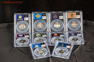 Quarter dollars в слабе PCGS pr 69 - на оценку - NH1A0089
