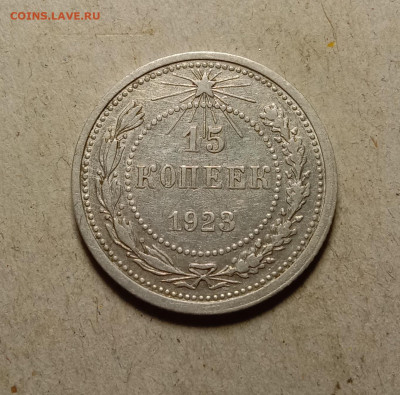 15 копеек 1923 . До 11.03.22 в 22.00 МСК - а1
