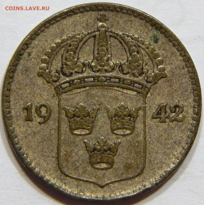 Швеция. Серебро. 10 эре 1942 тип I, до 13 марта 22-30 - DSCN1694_1