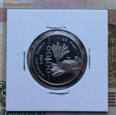 25 центов 2016, США, пруф, Ирокезы. до 14.03.22 - 536