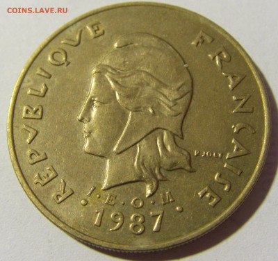 100 франков 1987 Новая Каледония №1 14.03.2022 22:00 М - CIMG1653.JPG