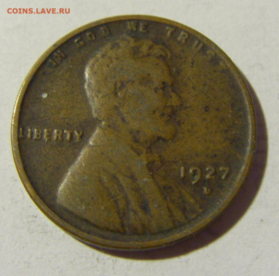 1 цент 1927 США №1 14.03.22 22:00 М - CIMG1765.JPG