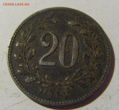 20 геллеров 1917 Австрия №1 14.03.22 22:00 М - CIMG0640.JPG