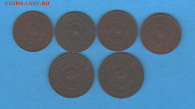 копейки 1924 года  - 6 шт - 010