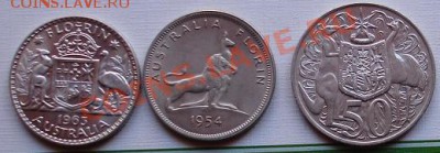 Австралия флорин 1964-65+50 пенсов 66 г серебро 17.11 22-00 - DSC05901.JPG